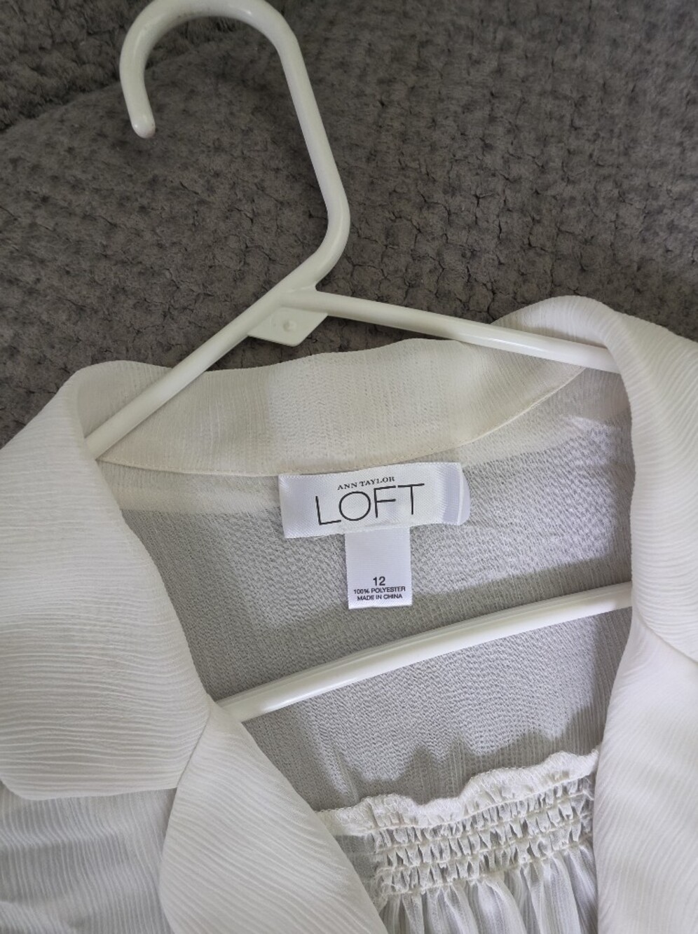 Loft Women's Sleeveless Ruffle Button-Front Blouse - Picture 4 of 4